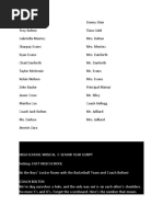 Download Cast List and SCRIPT for High School Musical 3- 2011 by Olivia Haman SN51183770 doc pdf