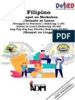Filipino 8 Q4 Week 4 - Hinagpis Ni Florante (Saknong 1-25)