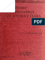 History of Ancient Indian Education Mazumdar