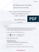 Matematika - USMS2013