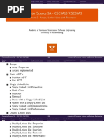 Computer Science 3A - CSC3A10/CSC03A3: Lecture 2: Arrays, Linked Lists and Recursion