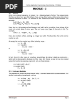 Module-3 Python 17CS664