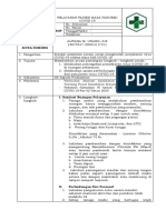 Sop PELAYANAN PASIEN MASA PANDEMI COVID 19