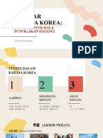 Bahasa Korea Tenses Bentuk Akan Datang (Futur)