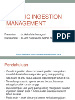 Caustic Ingestion Management (DR Avita DR Arief SpPDKGEH Feb18)