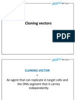 Lecture 5 and 6 BGE - Cloning Vector