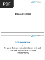 Lecture 5 and 6 BGE - Cloning Vector