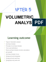 Chapter 5 - Volumetric Analysis