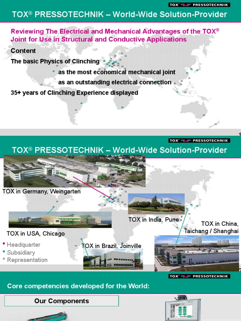 TOX PRESSOTECHNIK - World-Wide Solution-Provider | PDF | Rivet ...