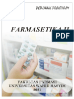 Buku Petunjuk Praktikum Farmasetika II