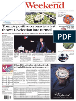 Financial Times Europe - 03-10-2020 | PDF | Donald Trump | American  Government