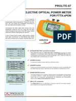 Prolite-67 Selective Optical Power Meter For Fttx-Xpon