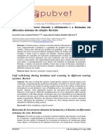 Bem-Estar de Bezerros Durante o Aleitamento e A Desmama em Diferentes Sistemas de Criação: Revisão