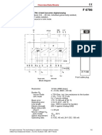 Overview Data Sheets: F 6706: 2-Fold Converter Digital/analog