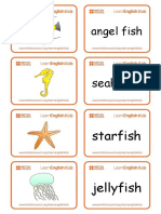 Flashcards Sea Animals