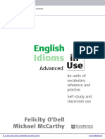English Idioms in Use Advanced Book With Answers Frontmatterpdf