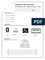 Avaliação Diagnóstica Português 2o Ano