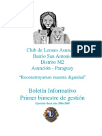 Revista Informativa Club de Leones