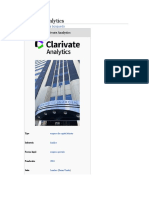 Clarivate Analytics Resumen
