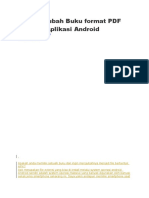 Cara Merubah Buku Format PDF Menjadi Aplikasi Android
