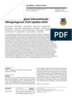 Urticaria: Collegium Internationale Allergologicum (CIA) Update 2020
