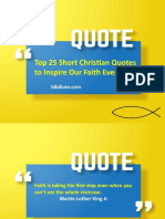 Top 25 Short Christian Quotes To Inspire Our Faith Every Day