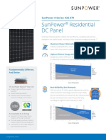 Sunpower Residential DC Panel: Sunpower X-Series: X22-370