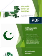 Pakistan's Five Year Plans