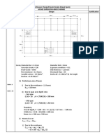 Continous Beam Flanged Beam Equal Span