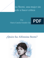 Alfonsina Storni, Una Mujer Sin Miedo A