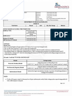 Department of Molecular Biology. Covid 19 Test Name Result Unit Bio. Ref. Range Method