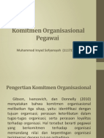 Komitmen Organisasional Pegawai