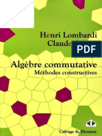 Algèbre Commutative Méthodes Constructives