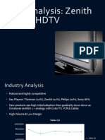 Case Analysis: Zenith MR For HDTV