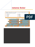 Actividades Del Sistema Solar