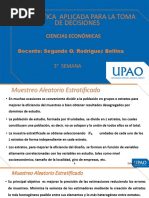 Estadística Aplicada para La Toma de Decisiones Semana 3 Conferencia