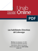 Habilidades directivas liderazgo