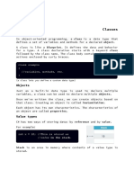 Classes: Class Is A Data Type That Object. Blueprint. It Defines The Data and Behavior Class
