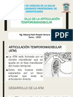 Desarrollo de La Articulación Temporomandibular