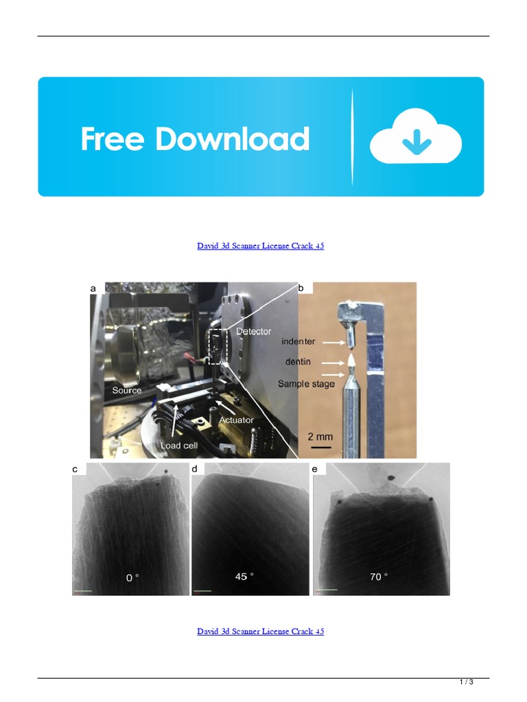 David 3d Scanner License Crack 45 | PDF | Image Scanner | Computer.