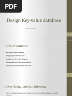 Design Key-Value Database + Real Usecase