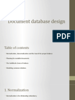 Design Document Database
