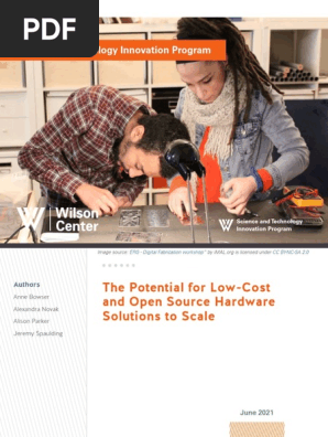 The Potential for Low-Cost and Open Source Hardware Solutions to Scale
