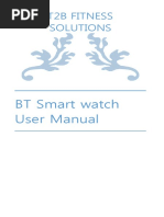 Smartwatch User Manual