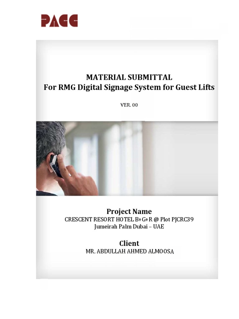 Digital Signage System Submittal | PDF