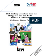 21st Century Literature From The Philippines and The World Quarter 1 - Module 6