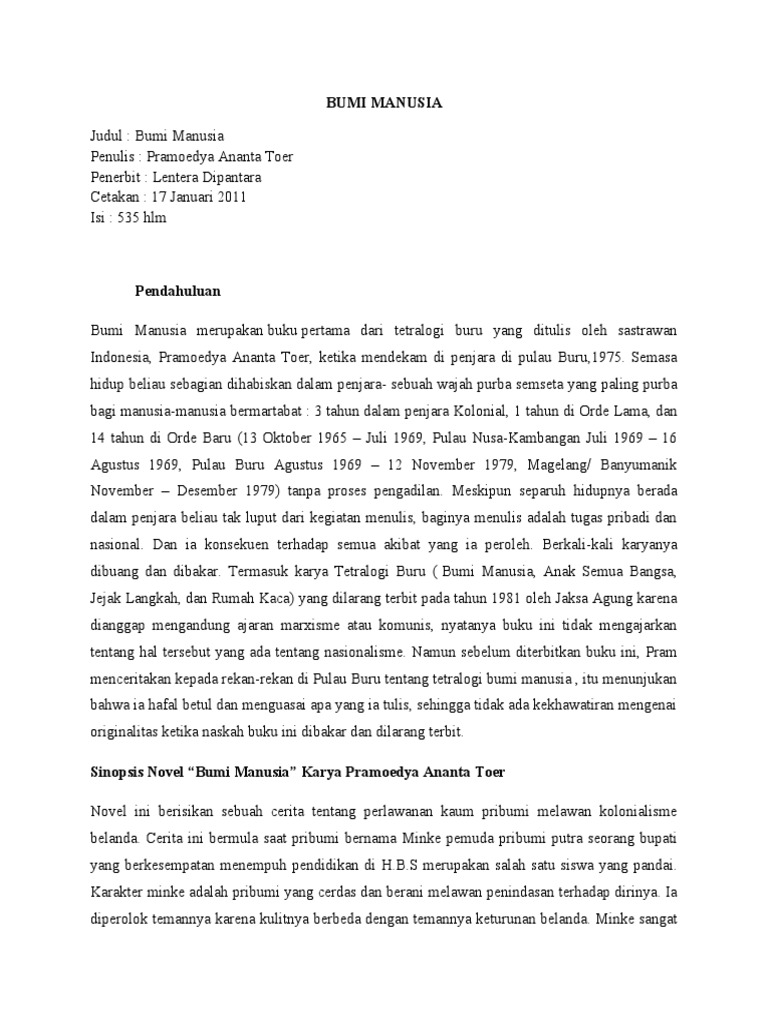 Bumi Manusia PDF