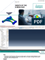 Components of The Main Menu Bar: Section: The Basics of Interacting With Abaqus CAE