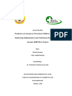 Journal Reading Hendri Kusuma Predictor of Anemia