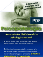 2. Antecedentes Históricos de La Psicología Anormal.